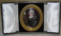 Miniature of Mary Bunn, painted in 1794 by Truro born Henry Bone RA